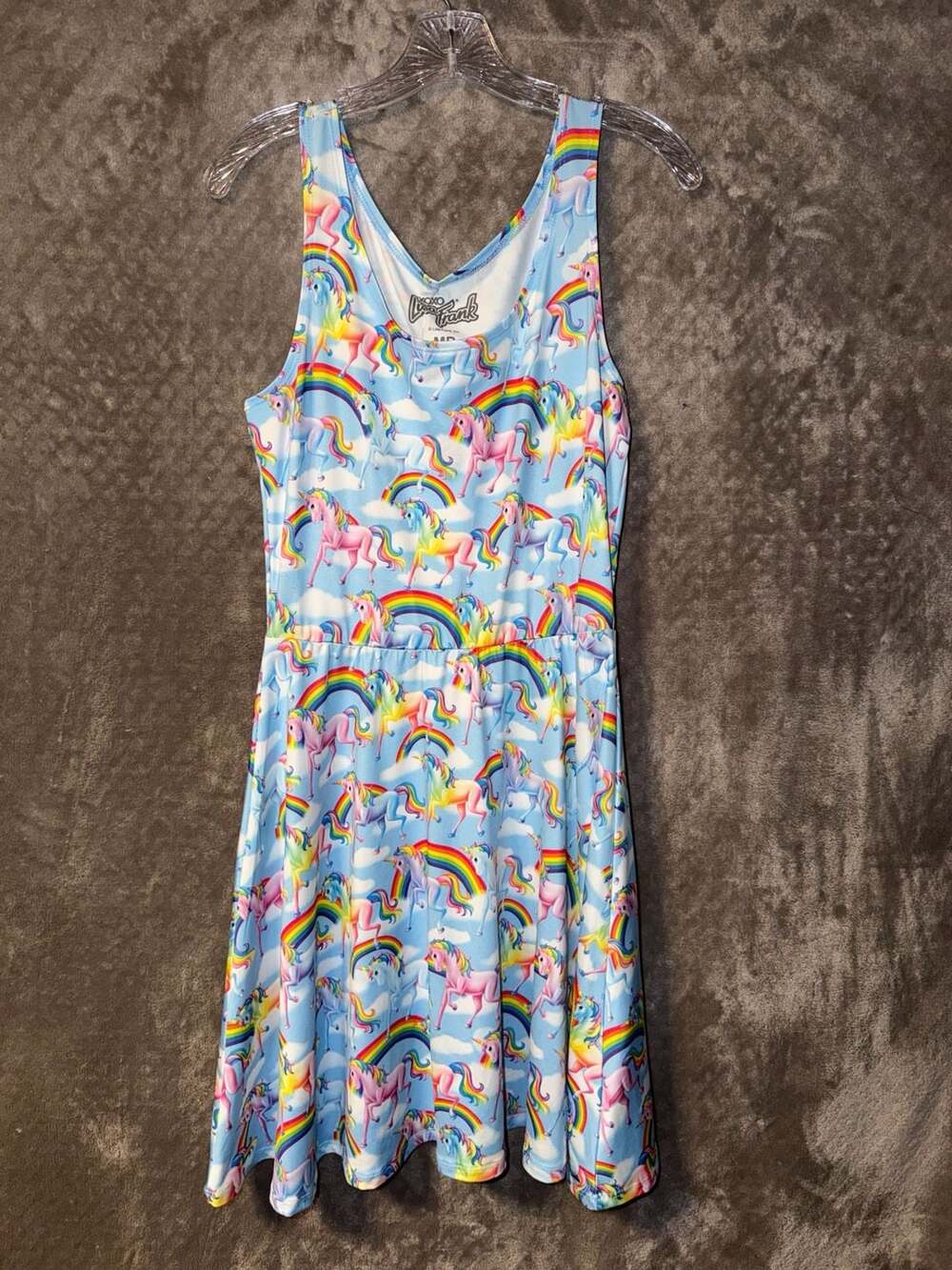 Lisa Frank Unicorn Rainbow Dress Size MD NWT Hot Topic